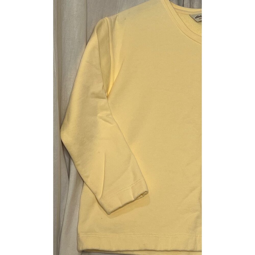 Eddie Bauer Womens V-Neck Pullover Sweater Bundle Medium Pink Yellow Cotton flaw - Picture 16 of 16